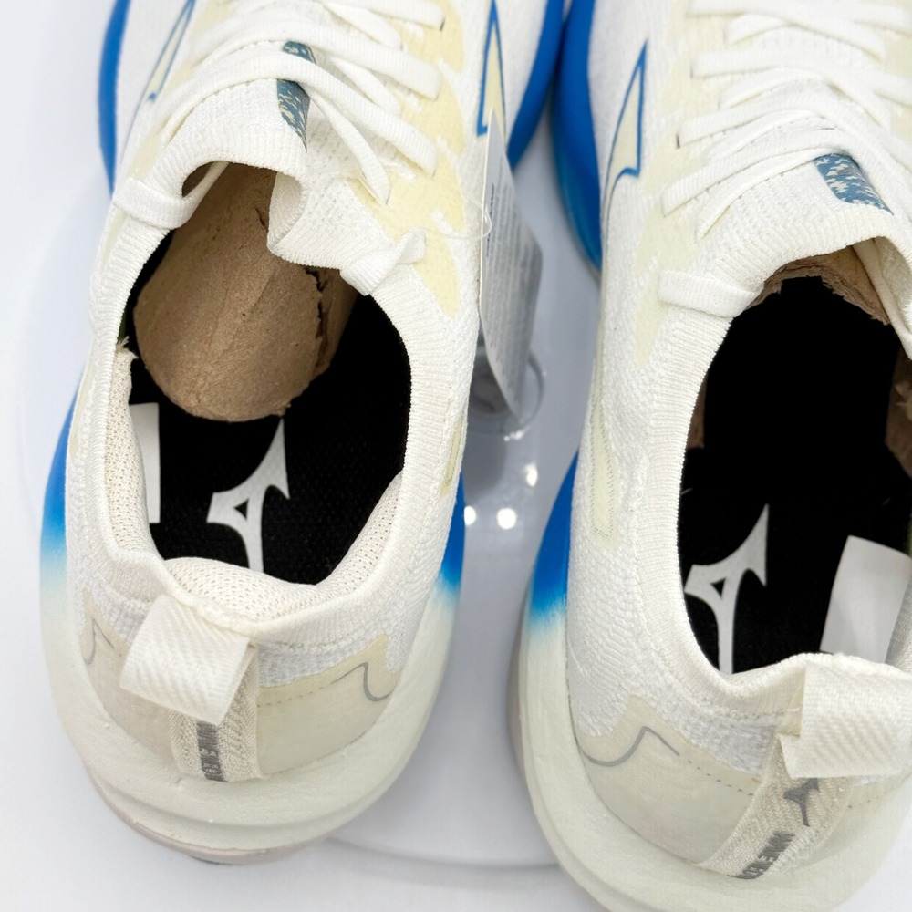 Mizuno Wave Neo Wind Running Shoes Womens 9.5 White Blue J1GD227821 Sneakers - Picture 12 of 12